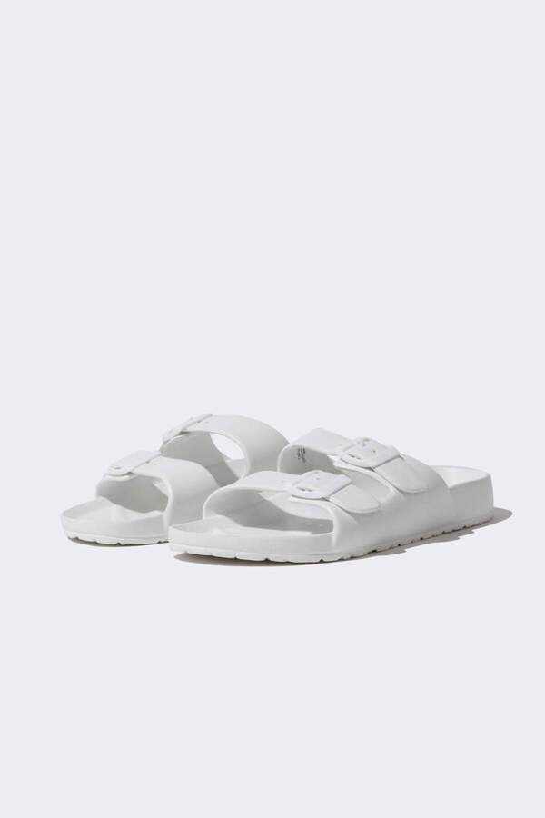 DeFacto-Men's Eva Slippers - Flat Sole, Double Banded, C3752AX24SM 1