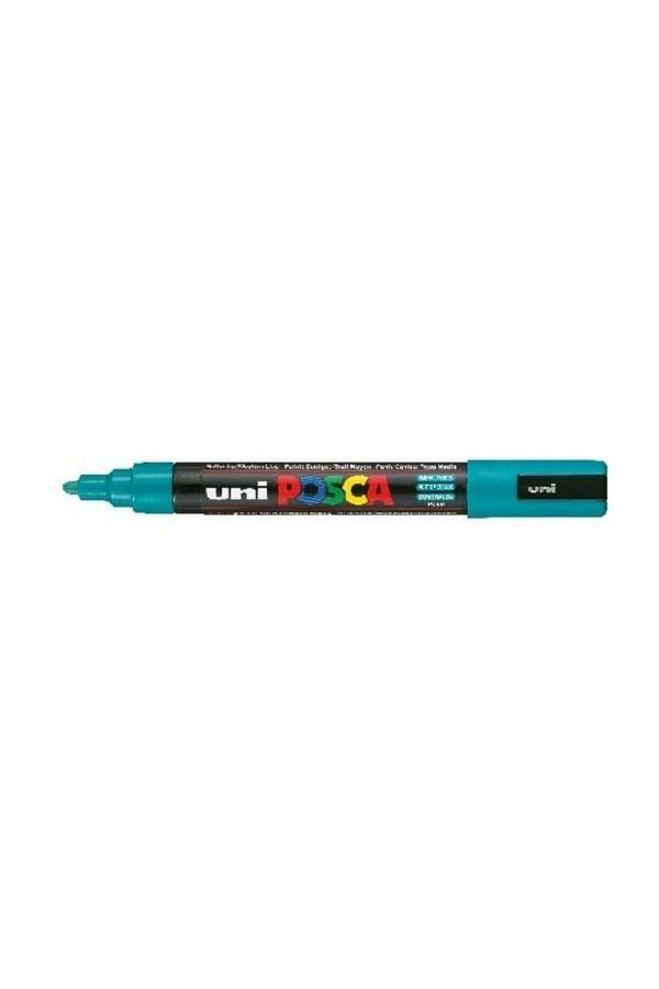 Uni-Emerald Green Posca PC-5m Painting Marker - 1.8-2.5 Mm 1