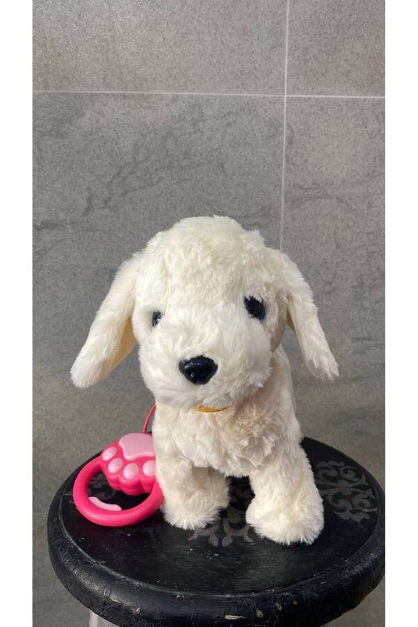 Magicway Müzikli Yürüyen Havlayan Yalayan Kuyruk Ve Başını Sallayan Ses Kaydı Yapan Pilli Peluş Köpek
