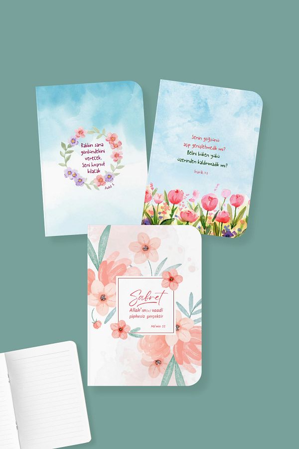Dava Adamı Yayınları-Ruh-U Revan A6 Mini Notebook Set 1