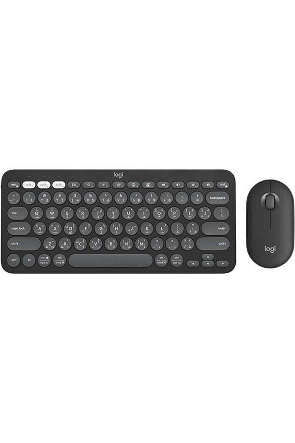 logitech-مجموعة Pebble 2، لوحة مفاتيح وماوس لاسلكيان 1