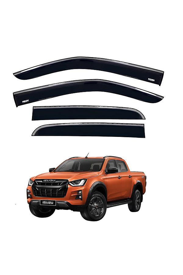 Niken-Suzu D-Max Chrome Window Windscreen 2021 2022 2023 2024 2025 2026 1