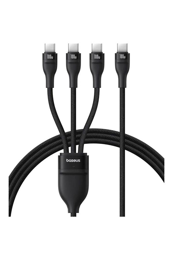 Baseus-3-in-1, 100W Multi Charging USB C to USB C Cables 1