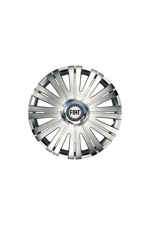 Autohelix MSA-Set de 4 capace de roți compatibile cu jante de 15 inch, pentru Fiat, model Active Chrome 1