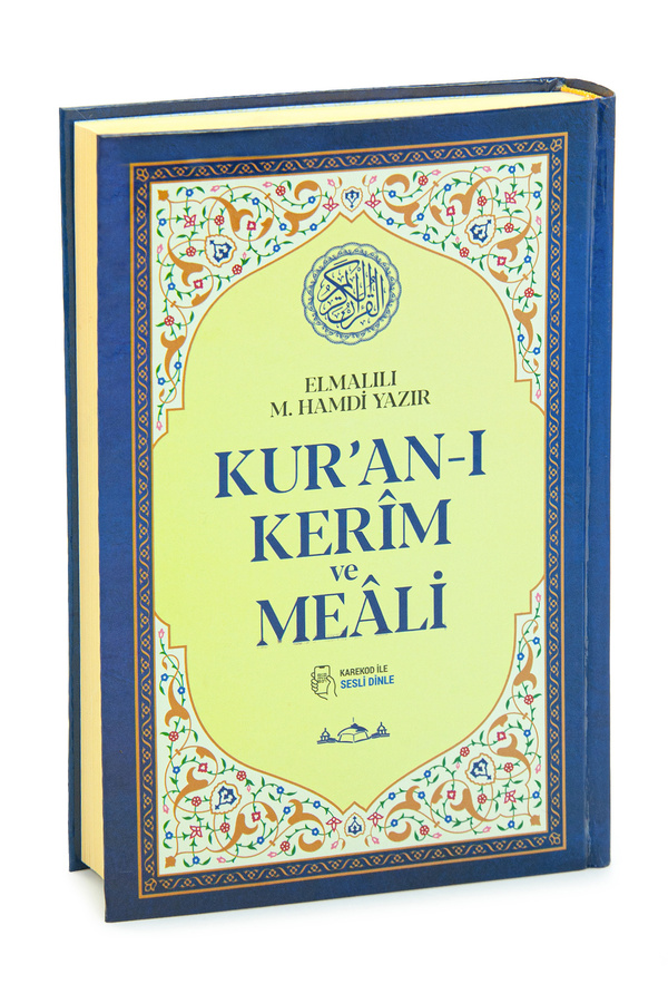 ihvan online Kuranı Kerim Türkçe Mealli Orta Boy Lacivert - QR Kodlu, Sesli Dinleme