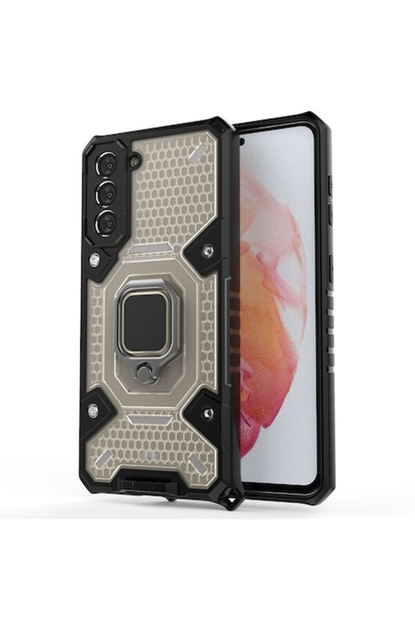 dalip-Protective Case Honeycomb Armor for Samsung Galaxy S21 FE 5G, TPU, Black 1