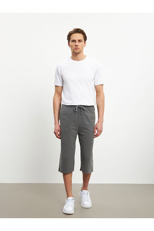 LC Waikiki-Ανδρικό σορτς βερμούδας Standard Mold 1