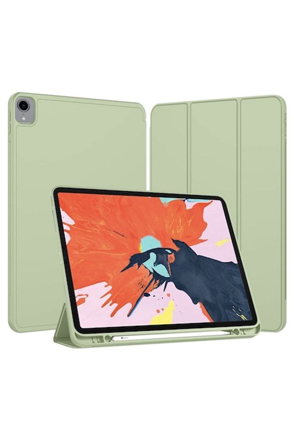 Rao-Case compatible with iPad Pro 12.9 2018/2020/2021/2022, Flex Trifold, V30, TPU, Matcha Intense Green 1