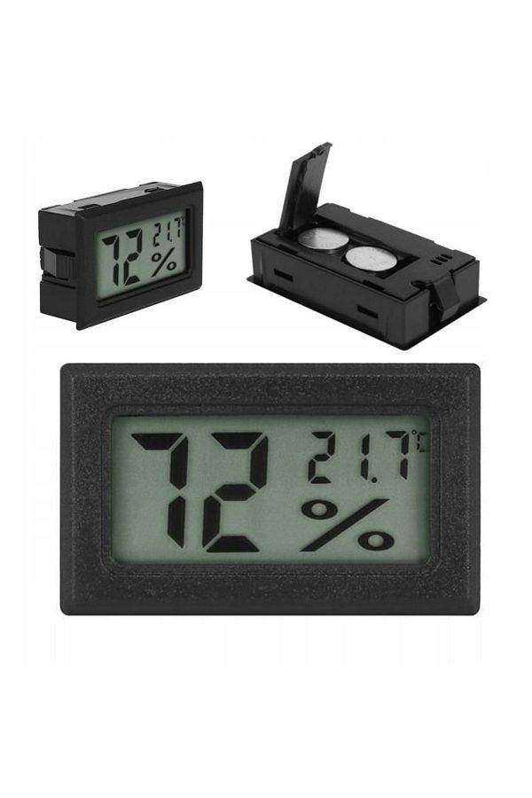 LikeSmart-Termometru si higrometru de camera 2 in 1 "LikeSmart TermoHyGro", Afisaj LCD, afisare temperatura si 1