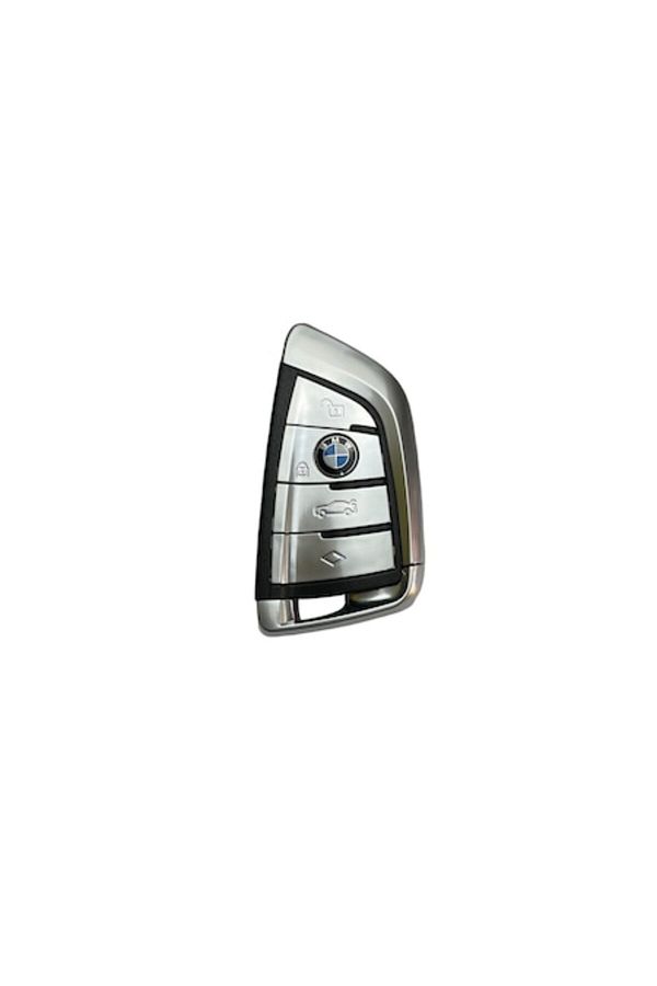 BMW-Key Case Knife 4 Buttons M X5 X6 F15 F16 F48 F45 F46 G11 G12, Silver/Multicolor 1