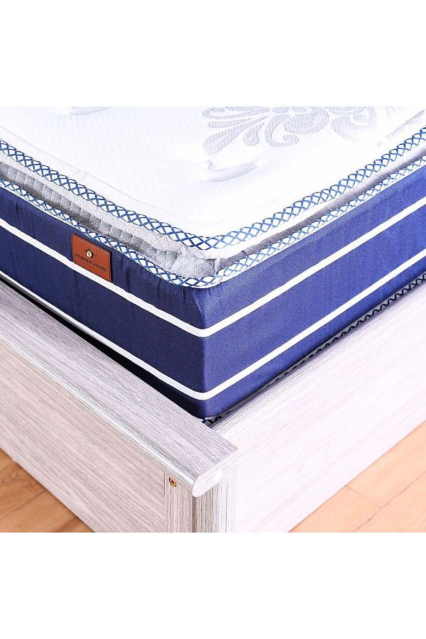 Danube Home-Diamond Pocket Spring w/ Pillow Top w/ Memory Foam Mattress 120X200X27cm|Single Size|Medium Soft 1