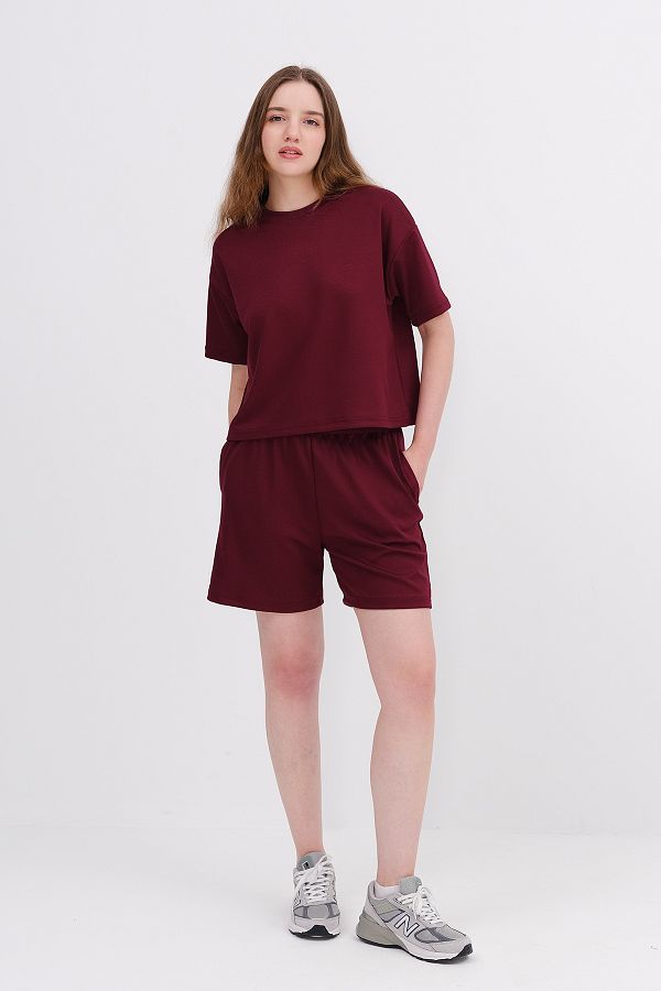 Addax-Modal Suit with Bottom-Top Shorts Tkm3345 1