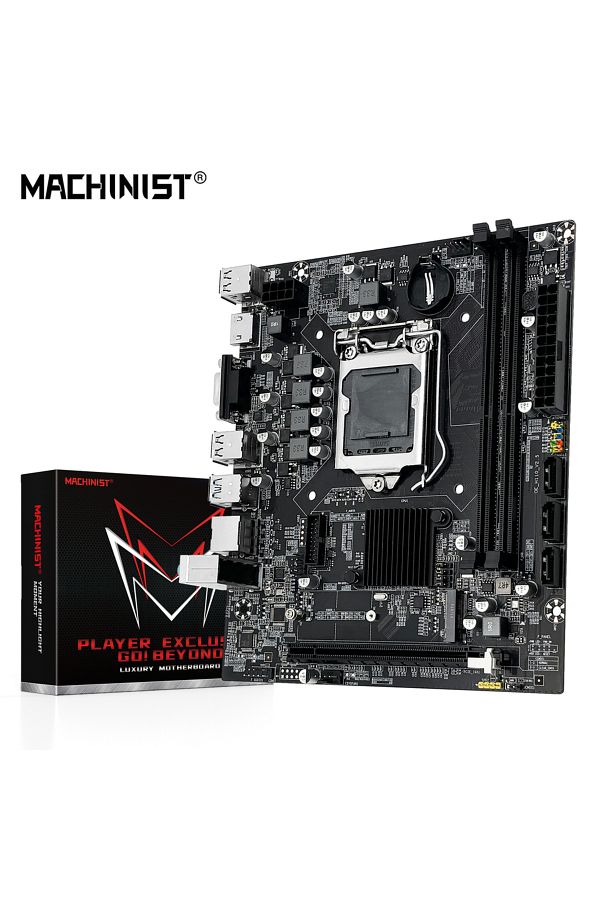 Choice-اللوحات الأم تدعم اللوحة الأم MACHINIST H110 وحدة المعالجة المركزية Intel Core LGA 1151 وذاكرة الوصول العشوائي DDR4 ومحرك الأقراص M.2 NVME SSD 1