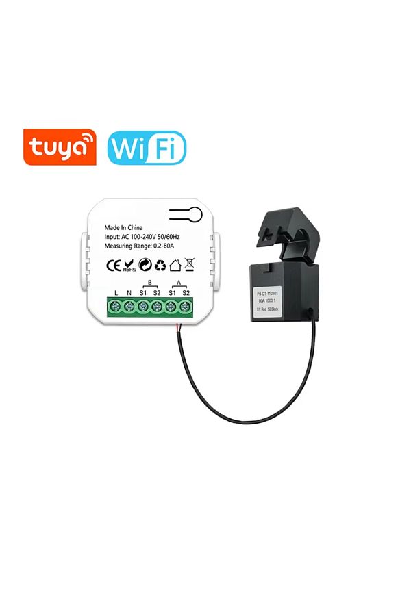 Vikefon-عداد الطاقة الذكي 1CT Wifi Tuya نظام الطاقة الشمسية الكهروضوئية إنتاج الطاقة الاستهلاك ثنائي الاتجاه Mo 1