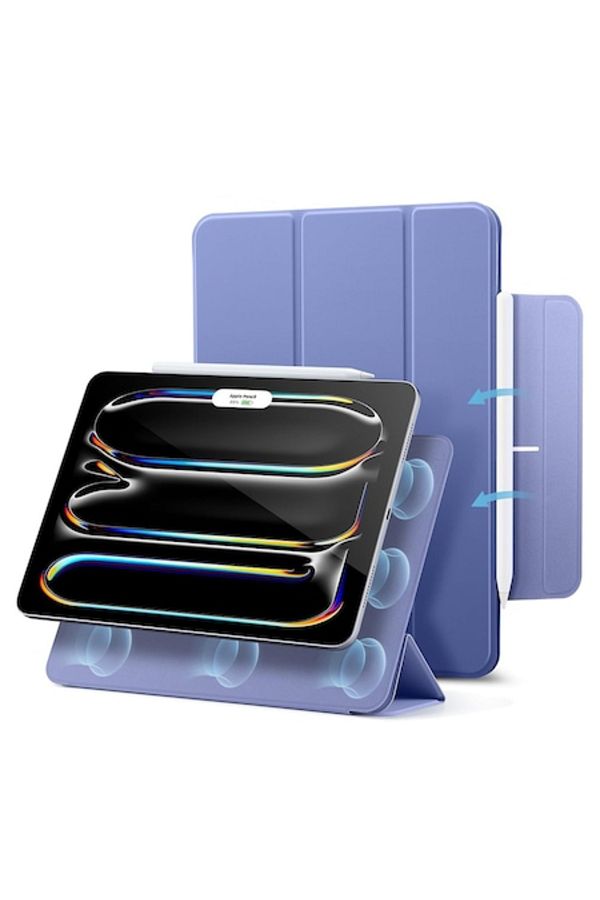 Terra-Tablet Case Compatible with iPad Pro 13 2024, E15, TPU, Lavender 1