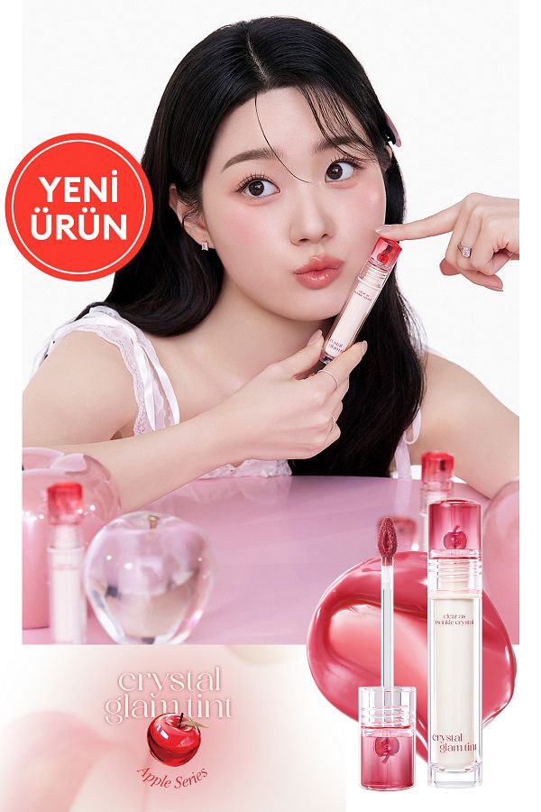 CLIO-Intense Shimmer Tint Without Sticky Feeling Crystal Glam Tint (18 Fresh Apple) Apple Series 1