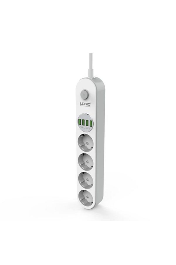 LDNIO-Prelungitor SE4432, 4 prize, 4 X USB-A, PD Quick Charge, 17W, 2m 1