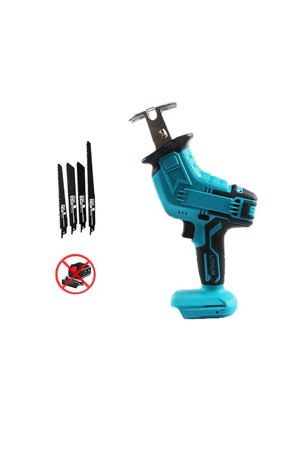 Choice-ONE SET 18V Cordless Reciprocating Saw Adjustable Speed for Wood Metal Pipe Cuts Compatible with Mak 1