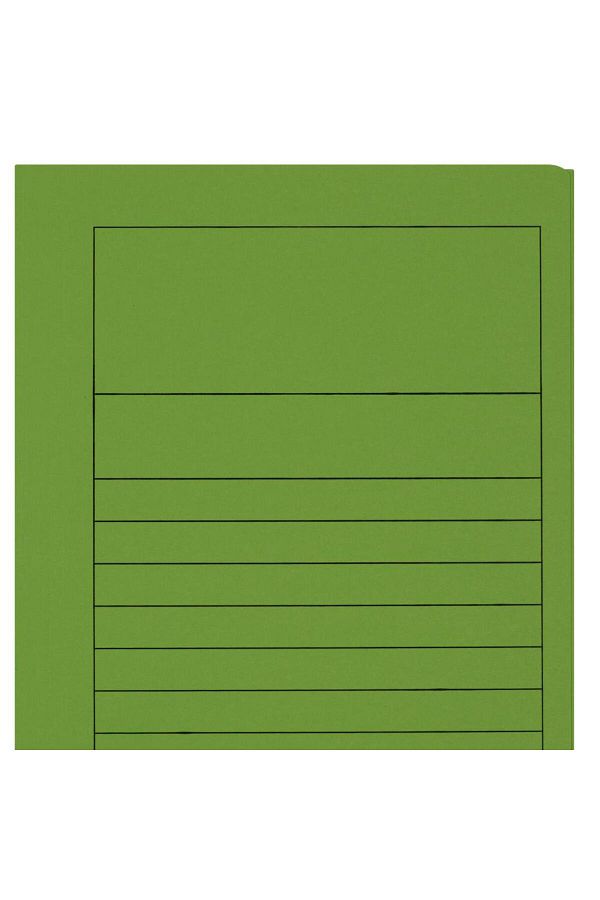 ELBA-Smart A4 Envelope Folder, Manila Cardboard 250gsm, 150-Sheet Capacity, Green Color 1
