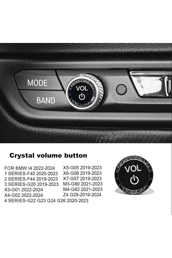 Choice-MGU Volume button Crystal Volume Control button For BMW F40 F44 G20 X3 G01 X4 G02 X5 G06 X7 G07 M3 G 1