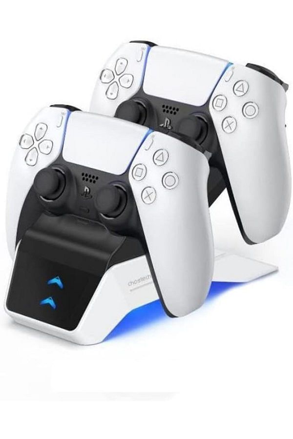 CHOETECH-Charging Dock for PlayStation 5 Controller, White 1