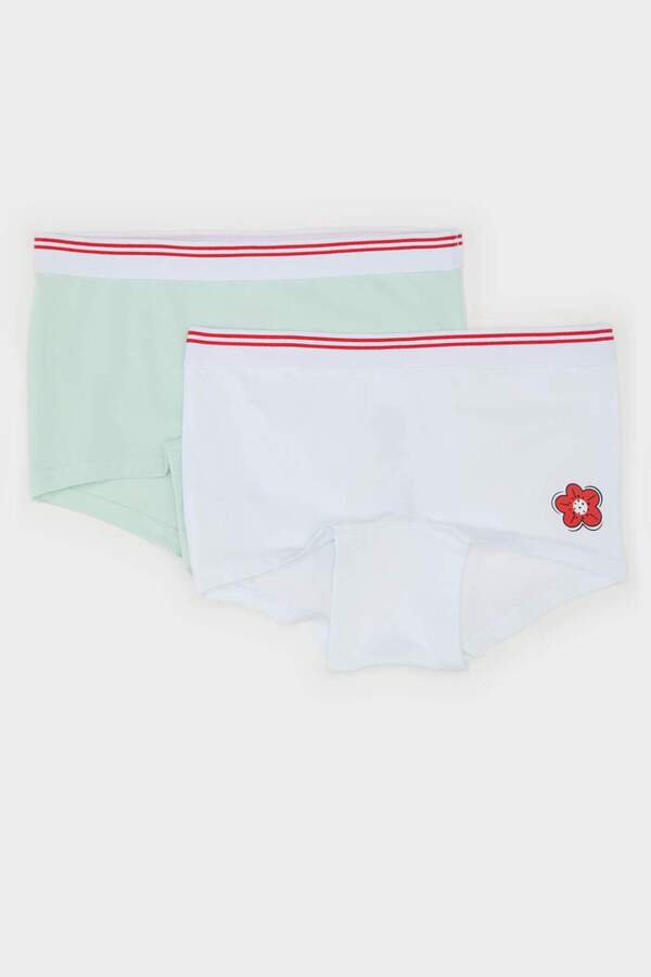 DeFacto-Blumen-Boxershorts für Mädchen, 2er-Pack E7077A825SP 1