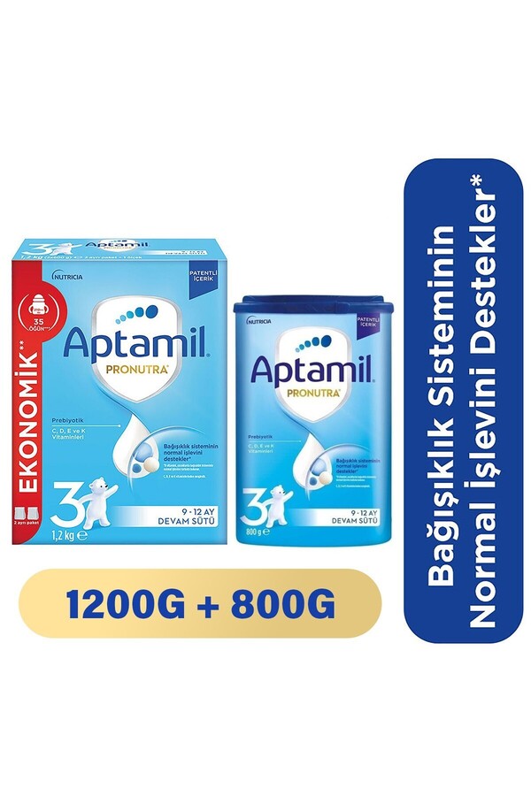 Aptamil 3 Pronutra Devam Sütü 2000 g 9-12 Ay