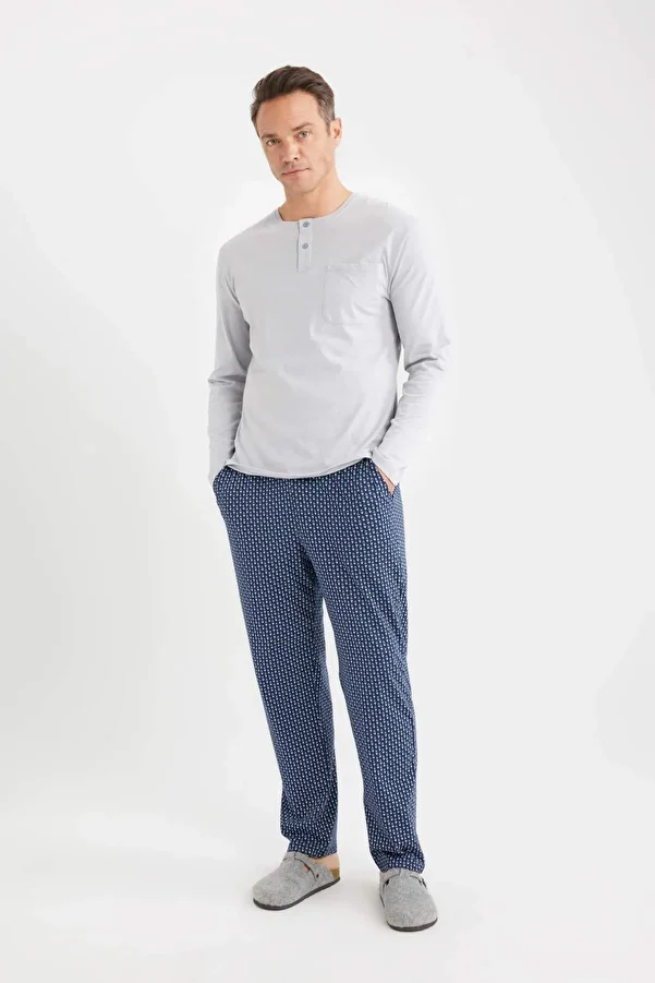DeFacto-Checked Pocket Regular Fit Sleepwear Bottom - D8227Ax24Wn 1