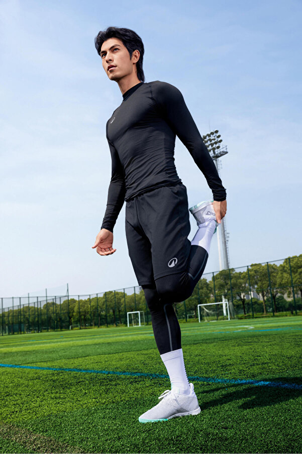 Decathlon Adult Football Leggings Underwear Black Keepconfort