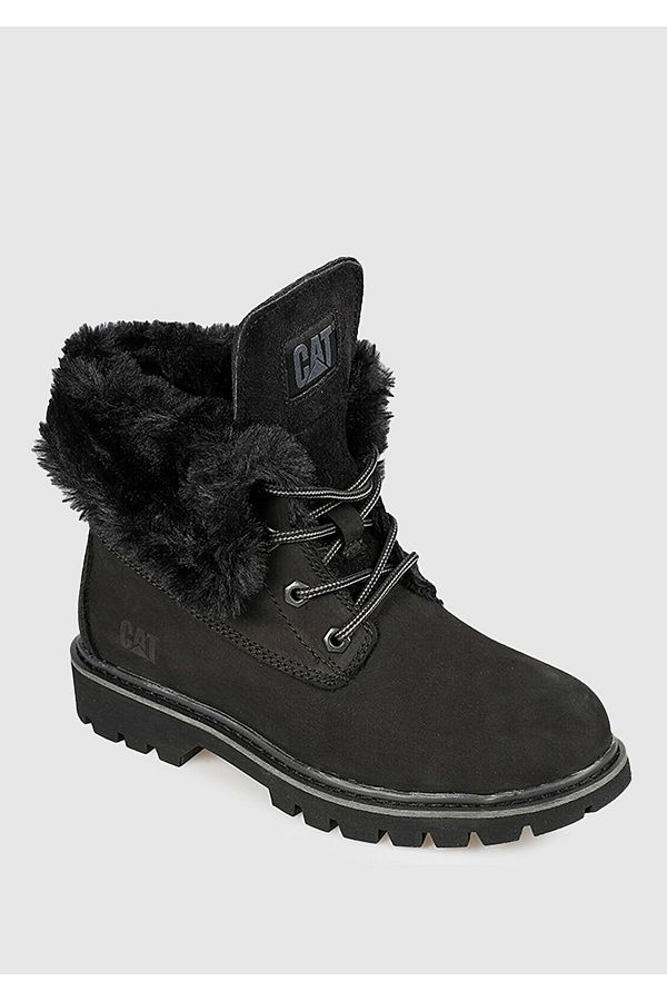 Caterpillar-Черни дамски ботуши Fur Utah 015z101184 1