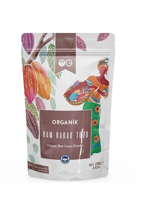 OG natural Organik Ham Kakao Tozu 250 Gr
