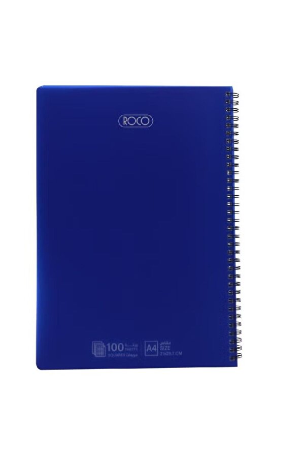 Roco-Notebook A4100 Sheets Square Ruled 1