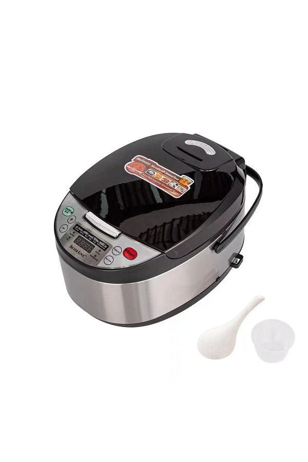 Rovitech-Multicooker Silver Crest, 900W, 5L, 12 Programs, Timer, LCD Screen, Stainless Steel 1