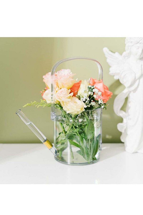 COOYA-Garden Long Spout Watering Can,1000ml, with Graduated Line,Large Filling Hole,Large Opening Design 1