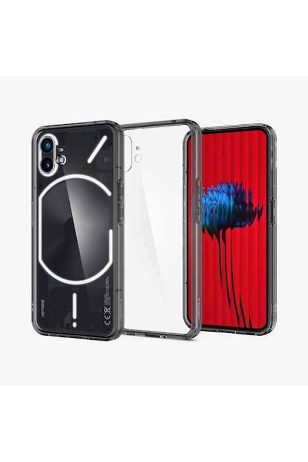 Spigen-Phone Case for Nothing Phone 1, Dalip DuoTrend, TPU, Black-Transparent 1