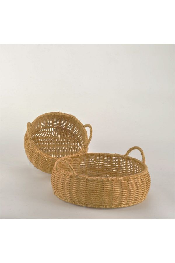 Tohana-Wicker Double Handle Basket 1