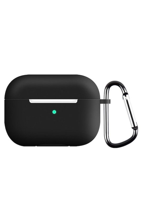Techsuit-Protective Case for Apple AirPods 3, Smooth UltraThin, Silicone, Black 1