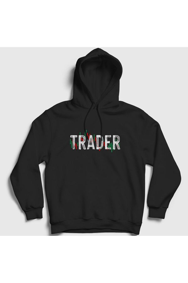 Presmono-Unisex Black Trader Stock Market Trader Hooded Sweatshirt 563102Tt 1