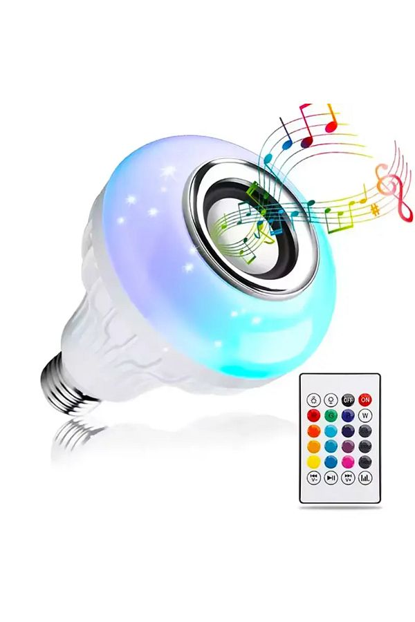 OEM-Smart RGB Light Bulb with Bluetooth Speaker and Remote Control - 2-in-1 Sound & Light Device 1