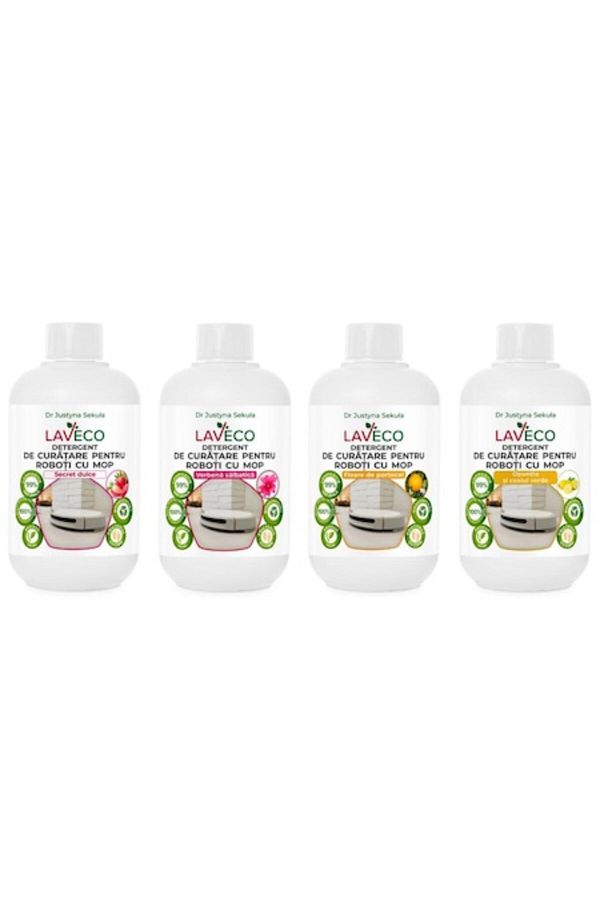 LAVECO-Detergent pentru aspirator robot cu funcție de mop Compatibil universal Bio (100%) - sigur 1