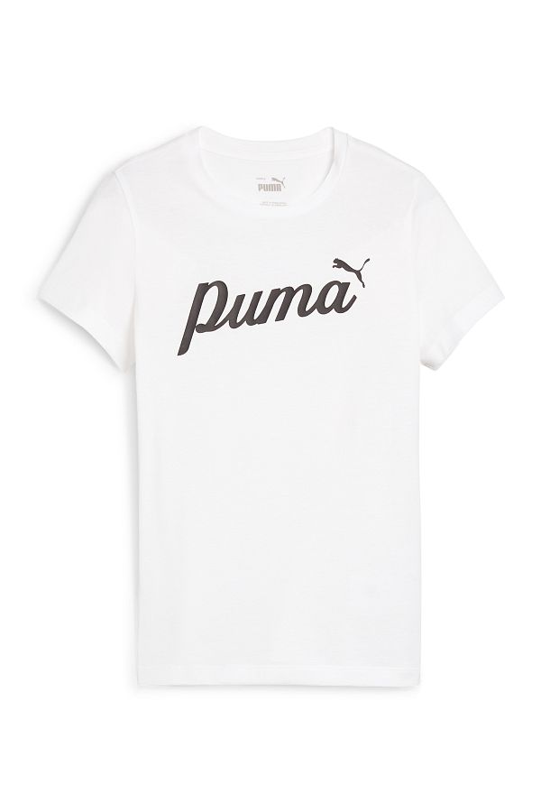 Puma-ESS+ Script Tee - White 1