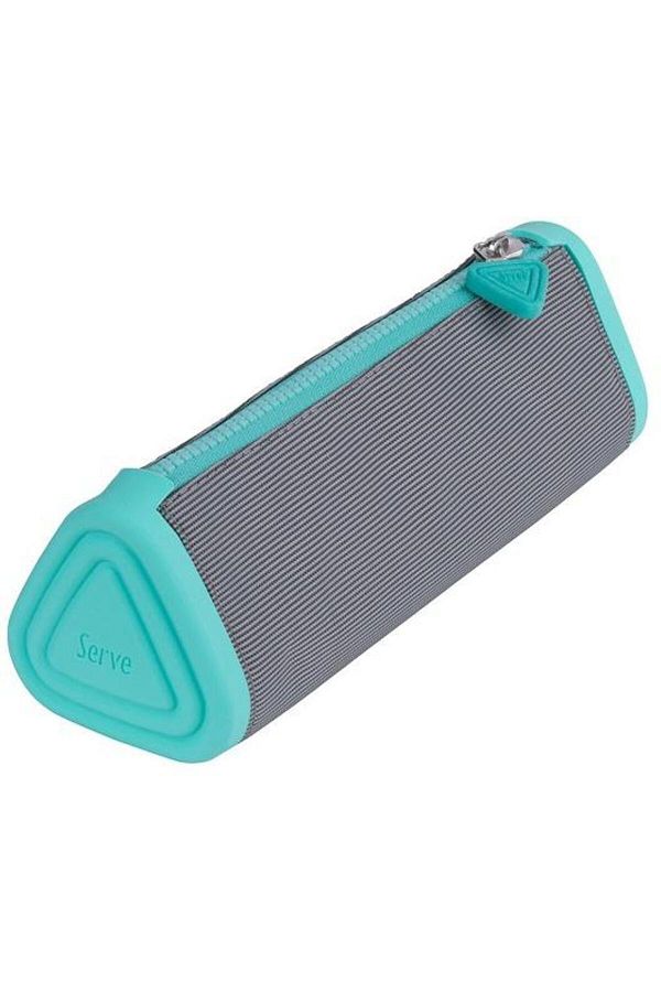Serve-Prismo triangular toiletry bag, grey/azure 1