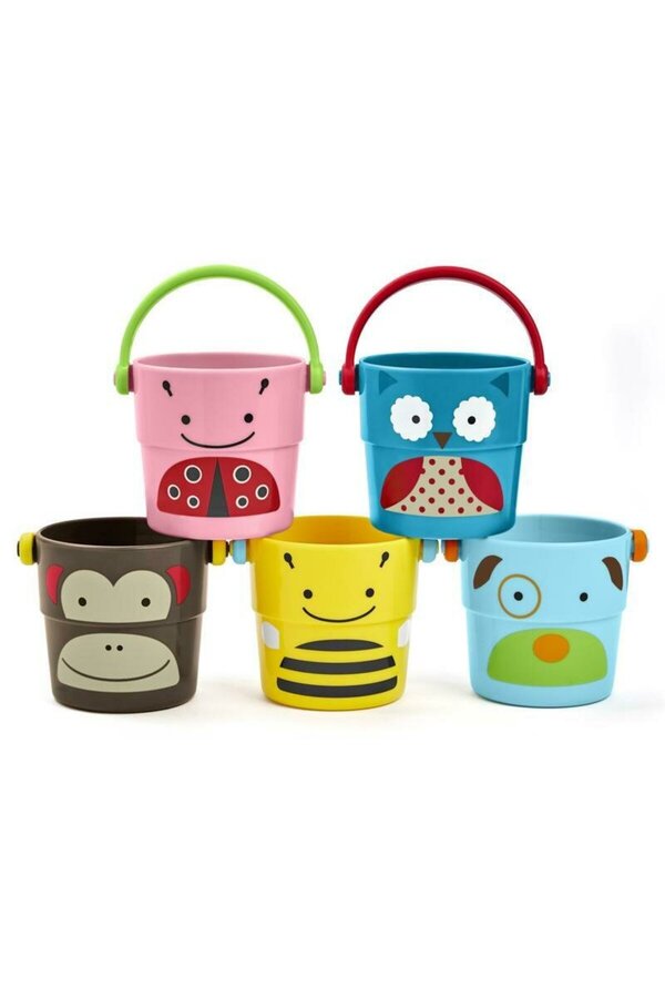 Skip Hop-Bath Toy Set, Skip Hop, Zoo Water, For Stacking and 1