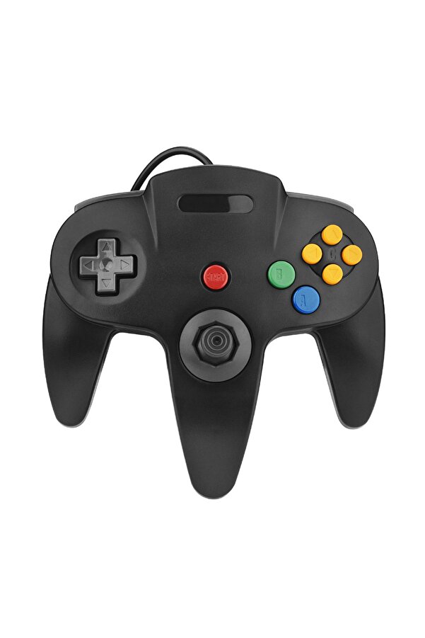 Choice-Black N64 Controller Classic USB Wired Remote Gamepad Gaming Joystick Accessories Classic 64 Console 1