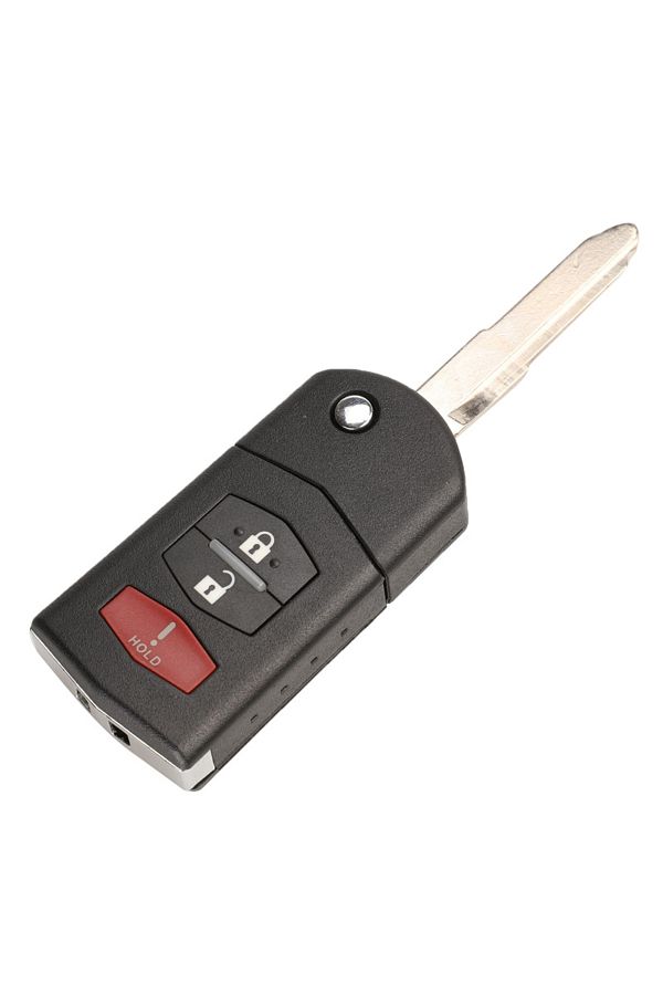Choice-3 Buttons jingyuqin 3/4 Button Filp Key Case Folding Fob Car Remote Key Shell For MAZDA 3 5 6 RX-8 M 1