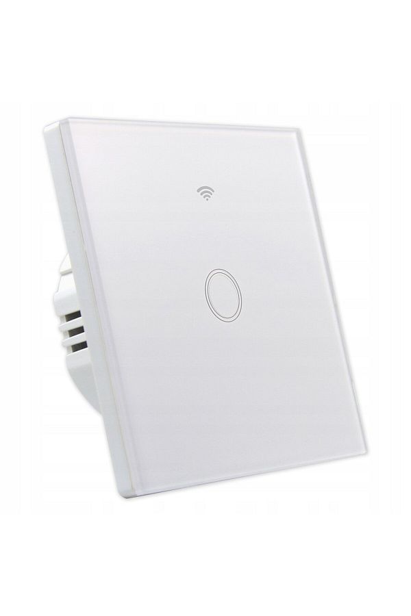 MasterLED-Comutator tactil inteligent simplu, WiFi, Android și iOS, indicator LED, alb 1