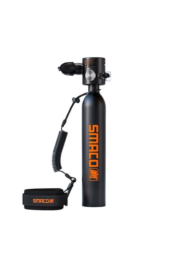 Smaco Dive-Mini scuba diving tank SMACO DIVE, 0.5L capacity, up to 10 minutes dive time, black 1