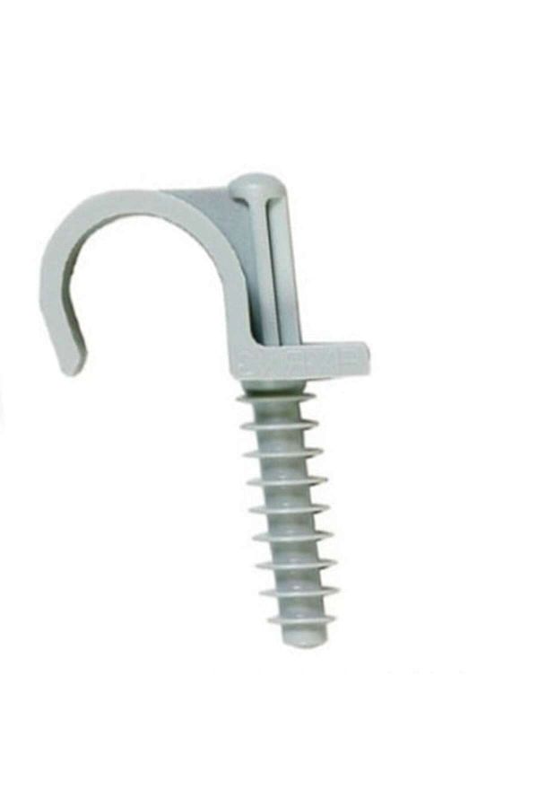 Fix Ring-Set of 100 simple clamps for pipes and cables 20 mm 1