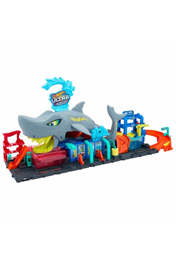HOT WHEELS Muhteşem Köpek Balığı Araba Yıkama Oyun Seti HTN82