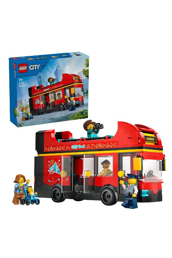 LEGO-® حافلة سياحية حمراء ذات طابقين 60407 1